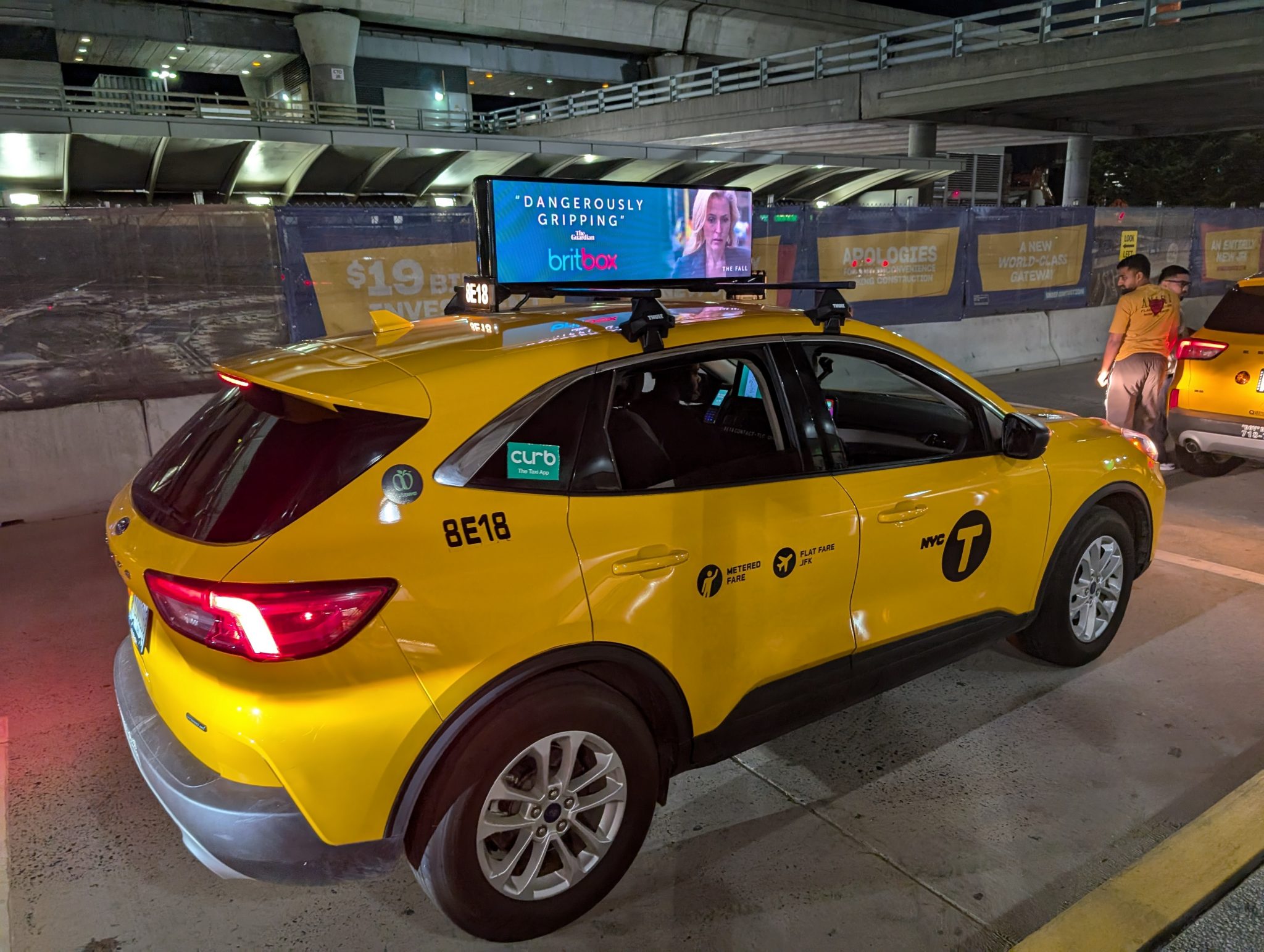Transfert de l'aéroport JFK à New York en taxi