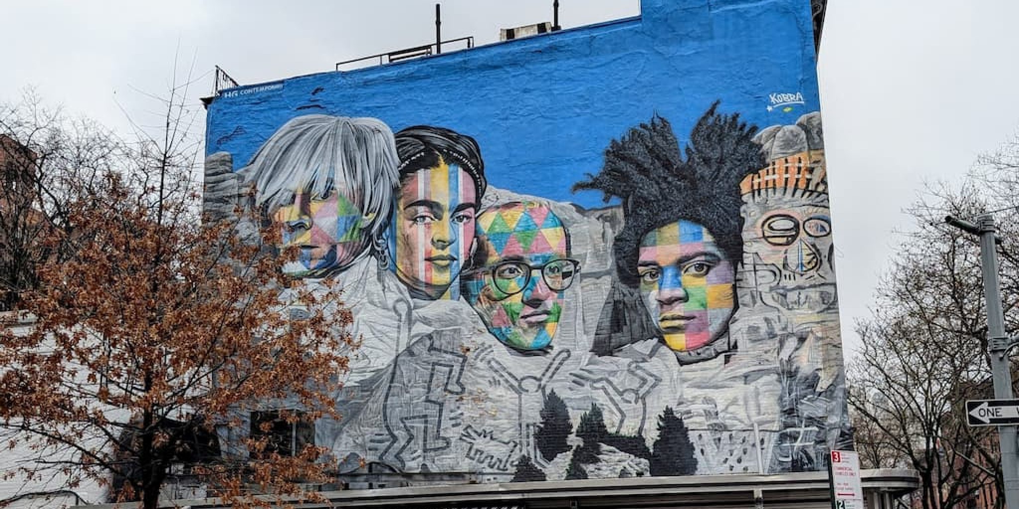 fresques de kobra à new york