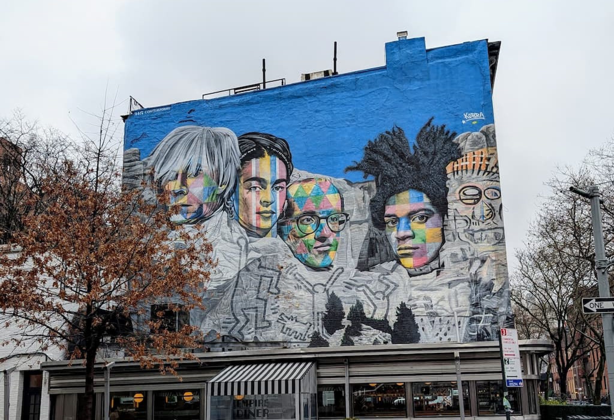 fresques de kobra à new york