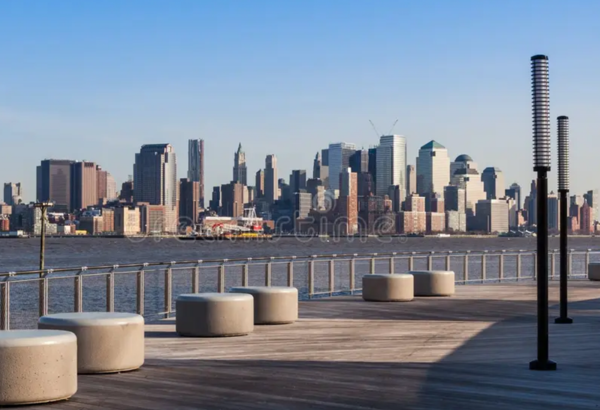Vue sur Manhattan depuis Hoboken